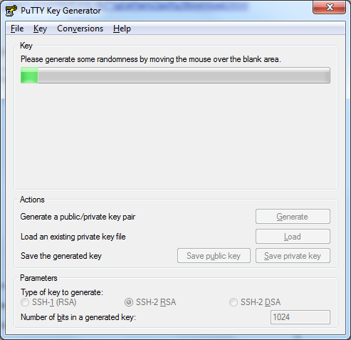 Putty generate ssh key windows